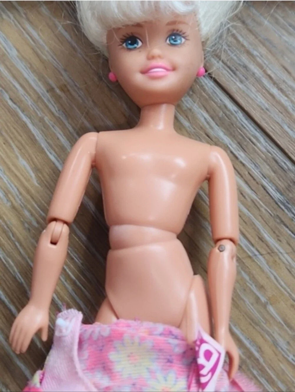 Vintage Stacie Kid Barbie Doll Pink Outfit